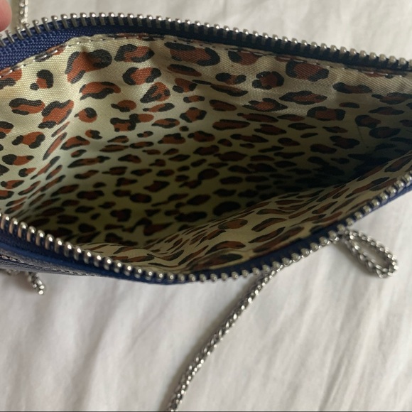 Sorial crossbody bag Brilliant blue w silver chain - Picture 5 of 7